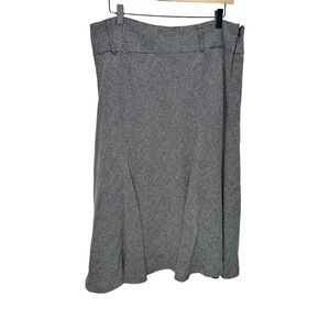 Addition Elle Grey Midi Circle Skirt Size 18